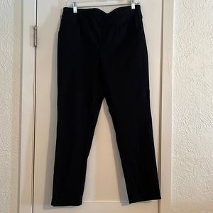 Fabulously Slimming Perfect Stretch by Chico’s black ankle length pants w pocket
